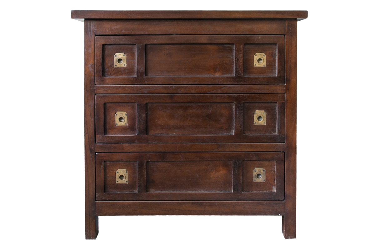 Indian Chest of 3 Drawers